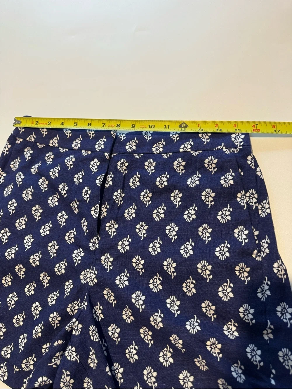 J. Crew Navy Printed High-Waist Women’s Shorts
